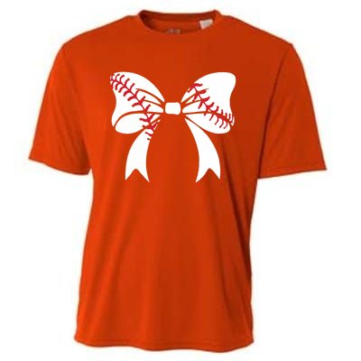 Baseball Bow Coquette Bows Great Gift Cooling Performance Crew T-Shirt