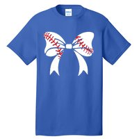 Baseball Bow Coquette Bows Great Gift Tall T-Shirt