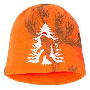 Bigfoot Believe Christmas Tree Sasquatch Santa Funny Bigfoot Kati - Camo Knit Beanie