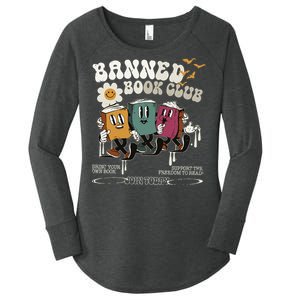 Banned Book Club Halloween Read Banned Books Women's Perfect Tri Tunic Long Sleeve Shirt