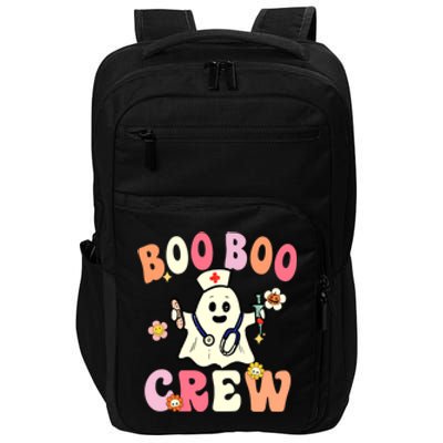 Boo Boo Crew Nurse Ghost Funny Halloween Costume For Gift Impact Tech Backpack