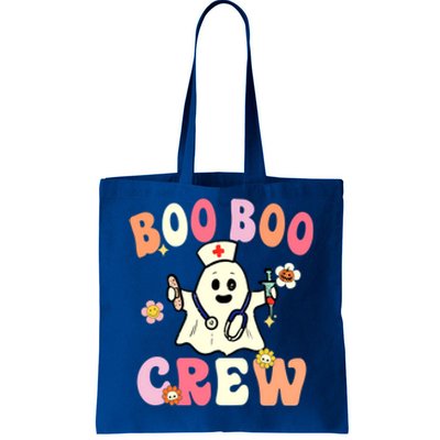 Boo Boo Crew Nurse Ghost Funny Halloween Costume For Gift Tote Bag