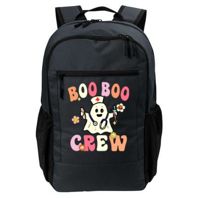 Boo Boo Crew Nurse Ghost Funny Halloween Costume For Gift Daily Commute Backpack