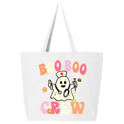 Boo Boo Crew Nurse Ghost Funny Halloween Costume For Gift 25L Jumbo Tote