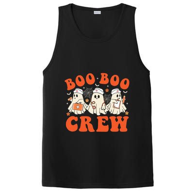 Boo Boo Crew Nurse Ghost Scrub Top Nursing Halloween Costume PosiCharge Competitor Tank