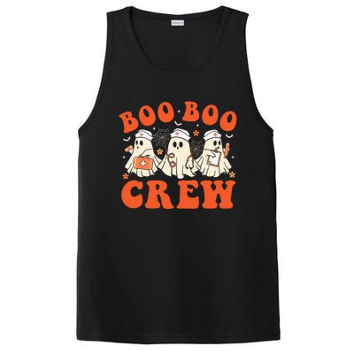 Boo Boo Crew Nurse Ghost Scrub Top Nursing Halloween Costume PosiCharge Competitor Tank