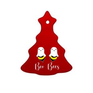 Boo Bees Couples Halloween Costume Funny Boobee Ceramic Tree Ornament