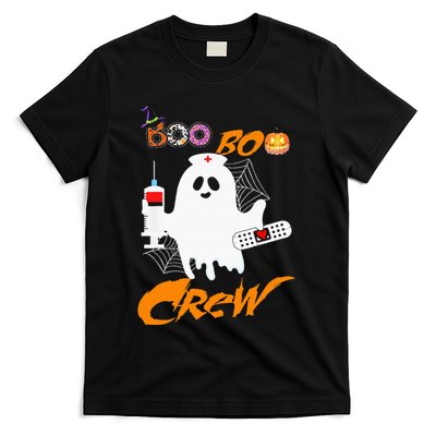 Boo Boo Crew Nurse Ghost Funny Halloween Costume Fun Gifts T-Shirt