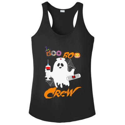 Boo Boo Crew Nurse Ghost Funny Halloween Costume Fun Gifts Ladies PosiCharge Competitor Racerback Tank
