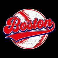 Boston Baseball Cityscape Distressed Women Baby Bodysuit