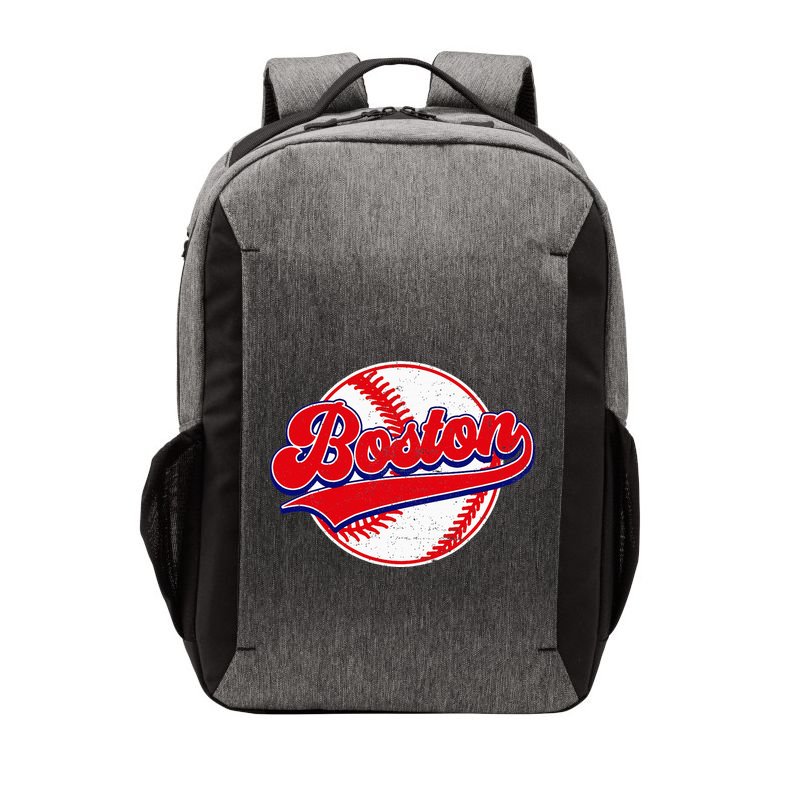 Boston Baseball Cityscape Distressed Women Vector Backpack