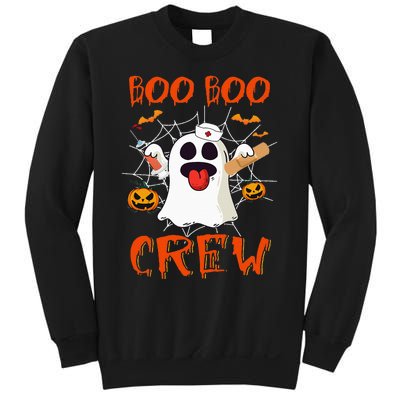 Boo Boo Crew Nurse Ghost Funny Halloween Costume Vintage Sweatshirt