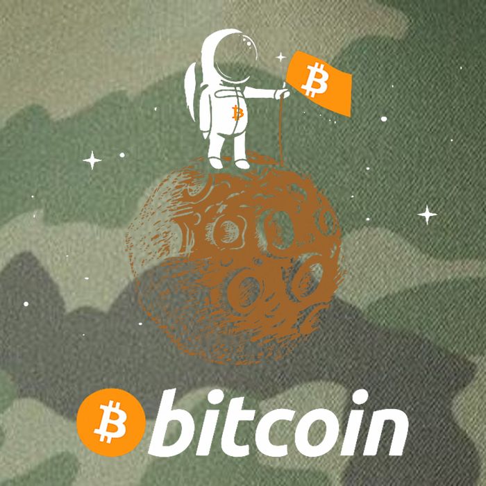 Bitcoin Btc Crypto To The Moon Featuring Astronaut Legacy Tie Dye Trucker Hat