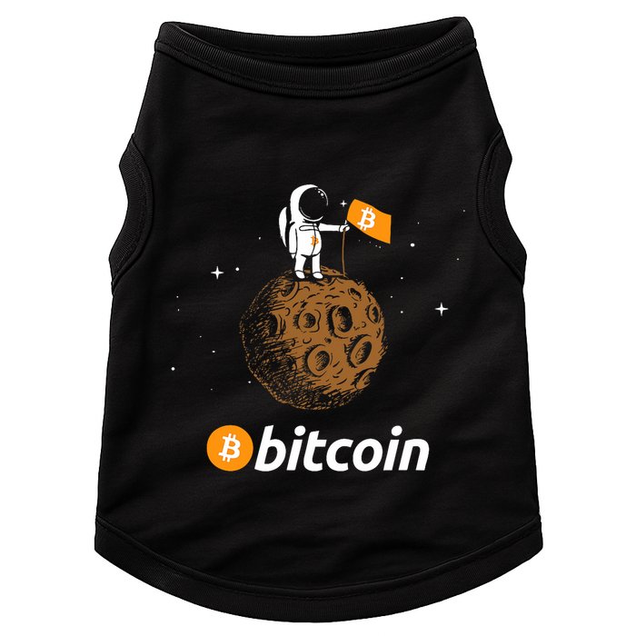 Bitcoin Btc Crypto To The Moon Featuring Astronaut Doggie Tank