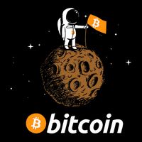 Bitcoin Btc Crypto To The Moon Featuring Astronaut Sustainable Bucket Hat
