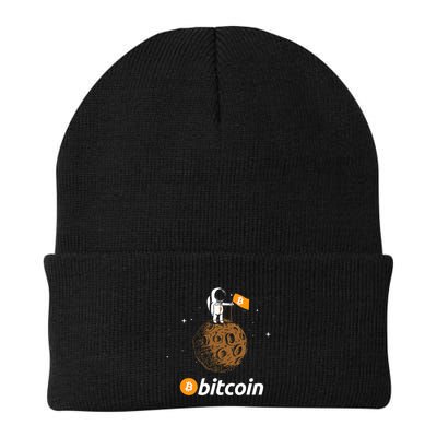 Bitcoin Btc Crypto To The Moon Featuring Astronaut Beanie