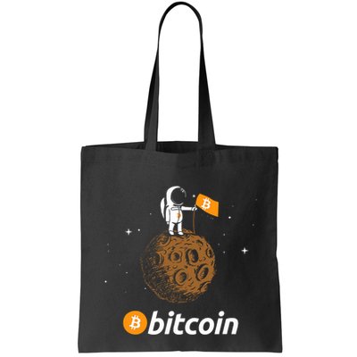 Bitcoin Btc Crypto To The Moon Featuring Astronaut Bag