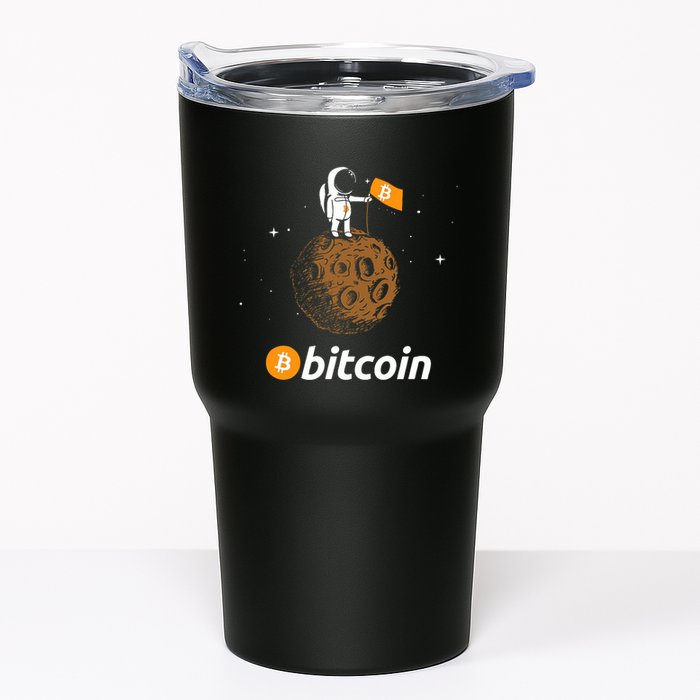 Bitcoin Btc Crypto To The Moon Featuring Astronaut Tumbler
