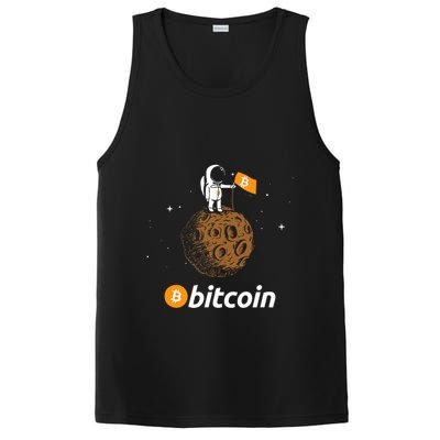 Bitcoin Btc Crypto To The Moon Featuring Astronaut PosiCharge Competitor Tank