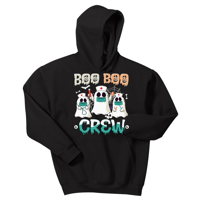 Boo Boo Crew Nurse Halloween Ghost Costume Kids Hoodie