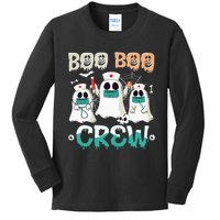 Boo Boo Crew Nurse Halloween Ghost Costume Kids Long Sleeve Shirt