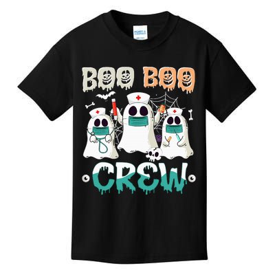 Boo Boo Crew Nurse Halloween Ghost Costume Kids T-Shirt