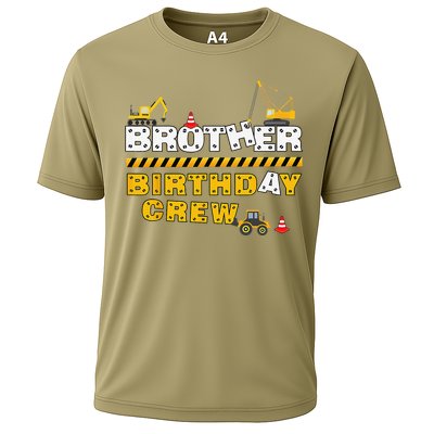 Brother Birthday Crew Construction Family Birthday Party Cooling Performance Crew T-Shirt