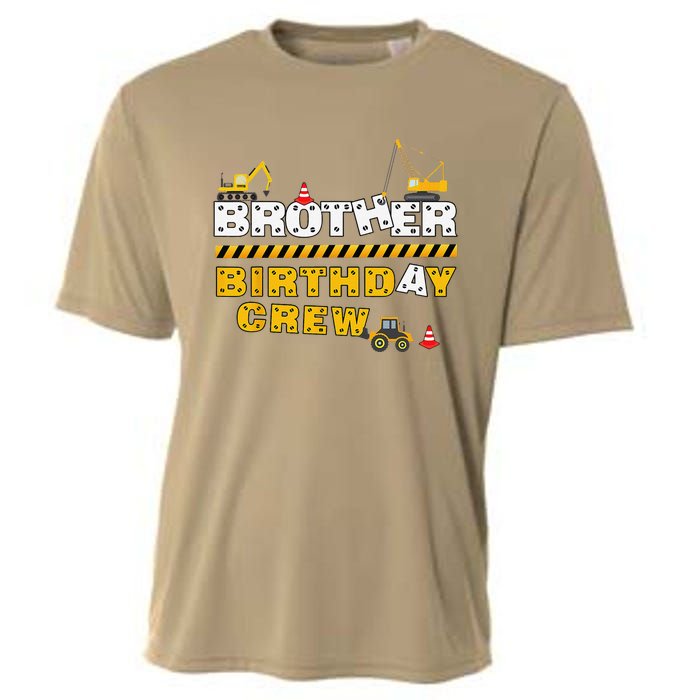 Brother Birthday Crew Construction Family Birthday Party Cooling Performance Crew T-Shirt