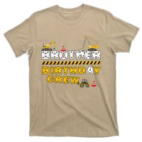 Brother Birthday Crew Construction Family Birthday Party T-Shirt