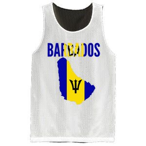 Barbadian Barbados Country Map Flag Mesh Reversible Basketball Jersey Tank