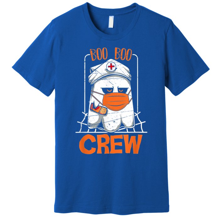 Boo Boo Crew Nurse Halloween Nurses Rn Ghost Cute Gift Premium T-Shirt