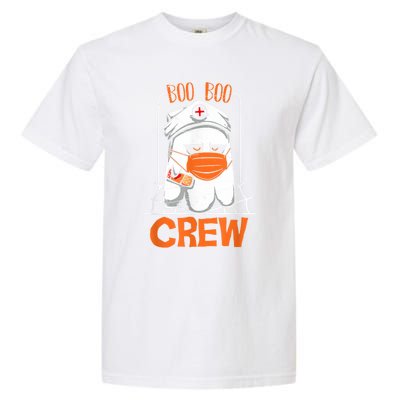 Boo Boo Crew Nurse Halloween Nurses Rn Ghost Cute Gift Garment-Dyed Heavyweight T-Shirt