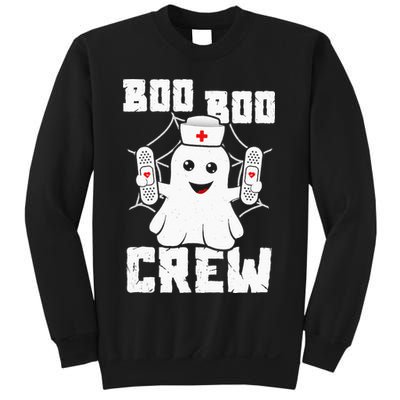 Boo Boo Crew Ghost Nurse Costume Funny Halloween Sweatshirt