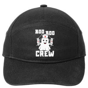 Boo Boo Crew Ghost Nurse Costume Funny Halloween 7-Panel Snapback Hat