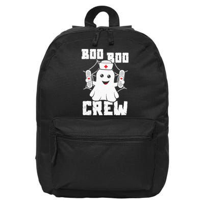 Boo Boo Crew Ghost Nurse Costume Funny Halloween 16 in Basic Backpack