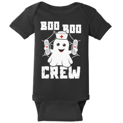 Boo Boo Crew Ghost Nurse Costume Funny Halloween Baby Bodysuit