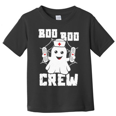Boo Boo Crew Ghost Nurse Costume Funny Halloween Toddler T-Shirt