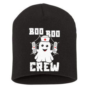 Boo Boo Crew Ghost Nurse Costume Funny Halloween Short Acrylic Beanie