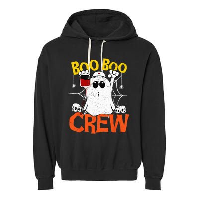 Boo Boo Crew Medical Assistant Fall Nurse Clothes Garment-Dyed Fleece Hoodie