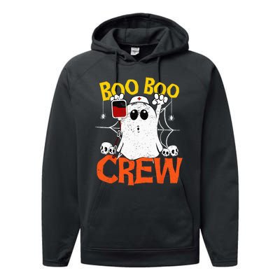 Boo Boo Crew Medical Assistant Fall Nurse Clothes Performance Fleece Hoodie