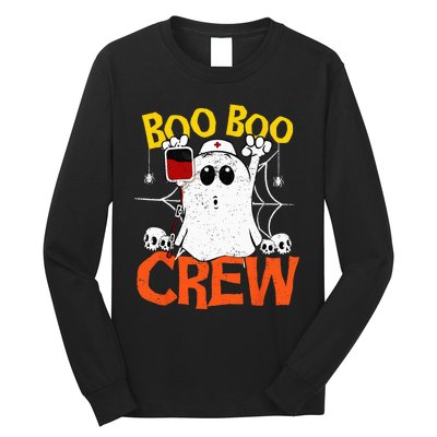 Boo Boo Crew Medical Assistant Fall Nurse Clothes Long Sleeve Shirt