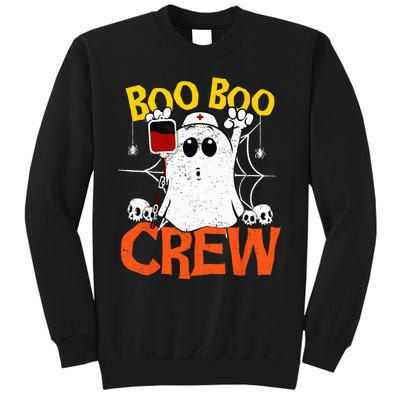 Boo Boo Crew Medical Assistant Fall Nurse Clothes Tall Sweatshirt