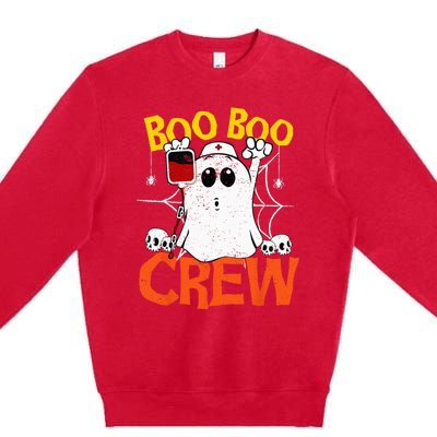 Boo Boo Crew Medical Assistant Fall Nurse Clothes Premium Crewneck Sweatshirt