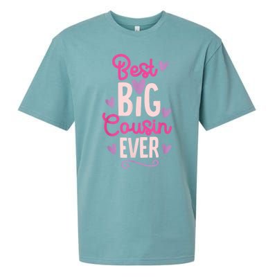 Best Big Cousin Ever For Girls And Boys Sueded Cloud Jersey T-Shirt