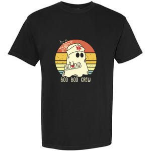 Boo Boo Crew Nurse Shirts Halloween Garment-Dyed Heavyweight T-Shirt