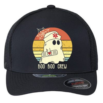 Boo Boo Crew Nurse Shirts Halloween Flexfit Unipanel Trucker Cap