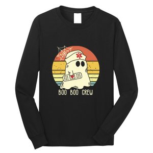 Boo Boo Crew Nurse Shirts Halloween Long Sleeve Shirt