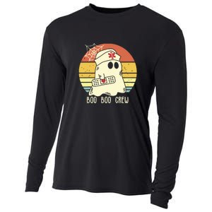 Boo Boo Crew Nurse Shirts Halloween Cooling Performance Long Sleeve Crew