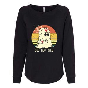 Boo Boo Crew Nurse Shirts Halloween Womens California Wash Sweatshirt