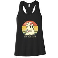 Boo Boo Crew Nurse Shirts Halloween Women's Racerback Tank